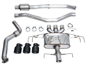 Acura Integra Performance Exhaust - AWE Tuning - Cat Back Touring - Triple Diamond Black - 2024+